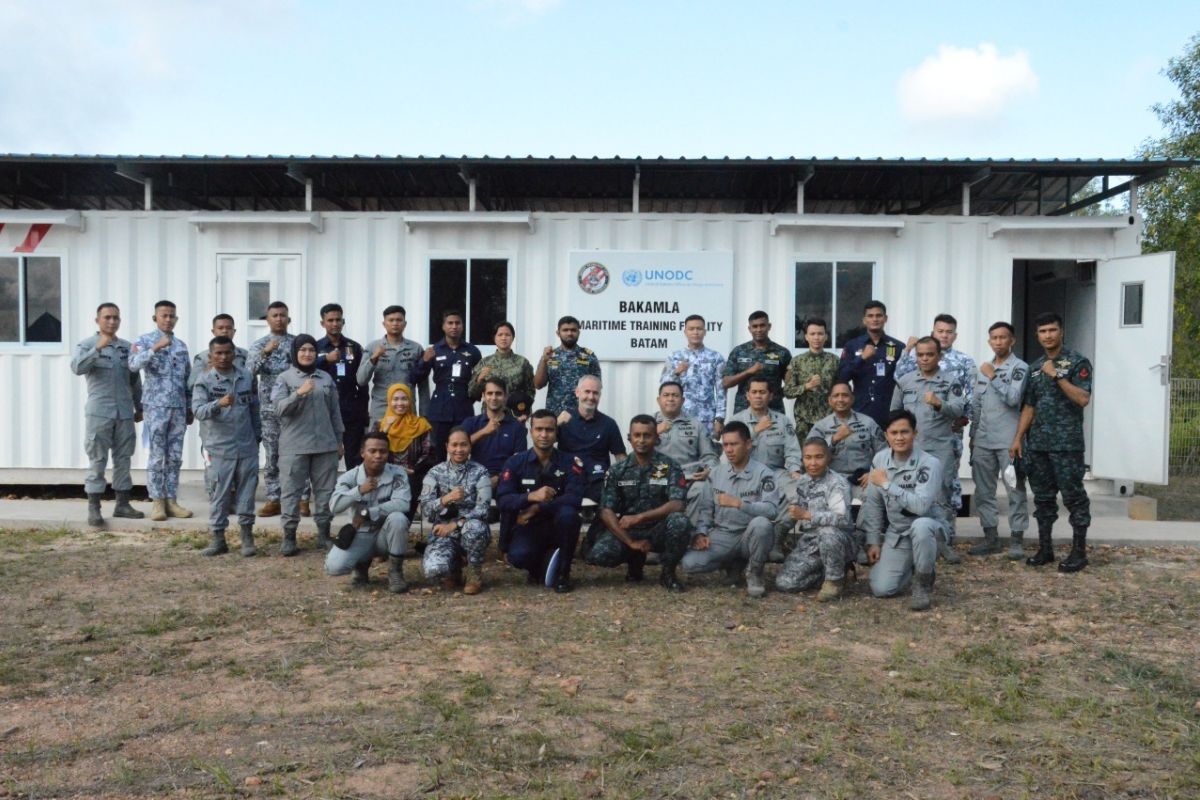 Bakamla dan UNODC latihan "Visit Board Search and Seizure"