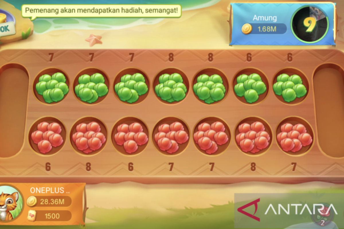 Mengenal permainan tradisional congklak lewat "game mobile"