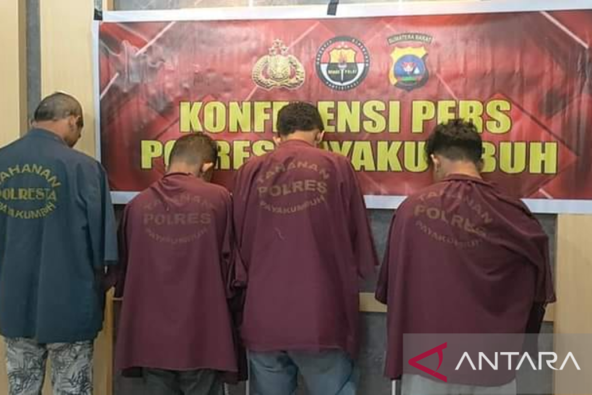 Polres Payakumbuh amankan jambret yang incar emas emak-emak pengendara sepeda motor