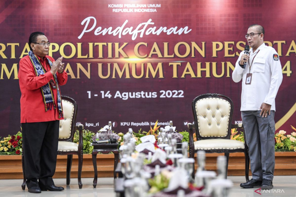 PDI Perjuangan Daftar Sebagai Calon Peserta Pemilu Tahun 2024 Ke KPU ...