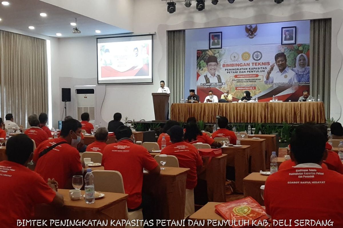 Tingkatkan fungsi penyuluh, Kementan dan DPR RI gelar Bimtek di Deli Serdang