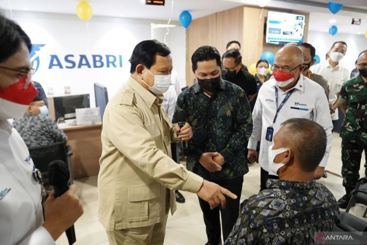 Menhan Prabowo sebut PT ASABRI dibangun untuk menjamin masa depan prajurit