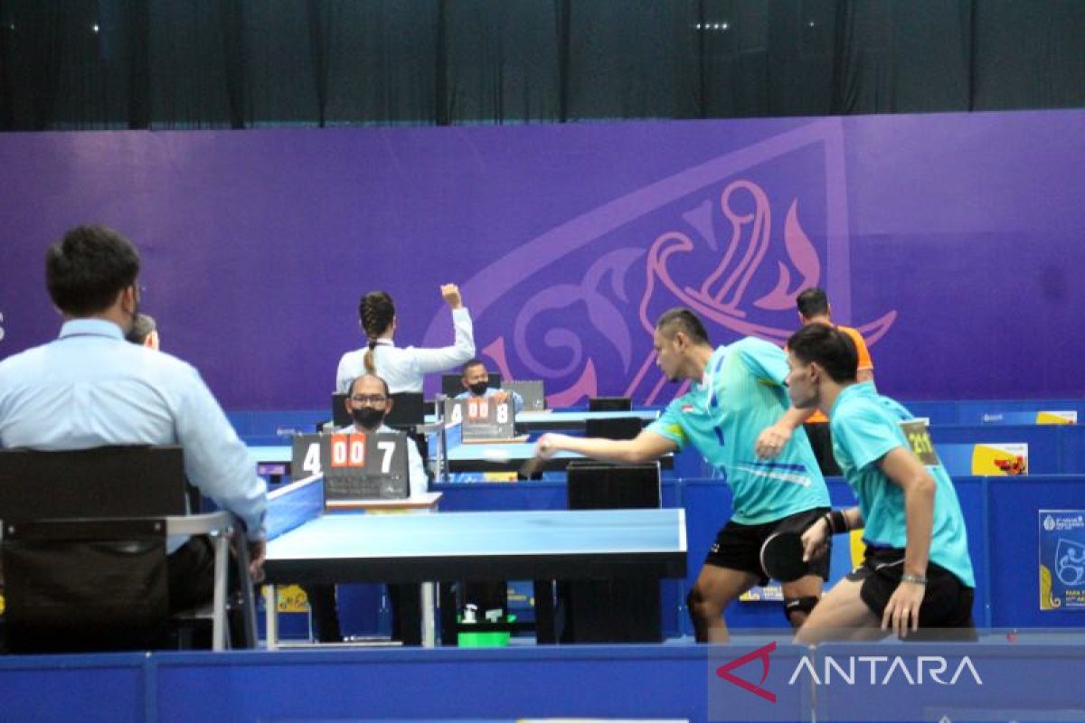 ASEAN Para Games 2022, Tim tenis meja beregu putra Indonesia rebut emas