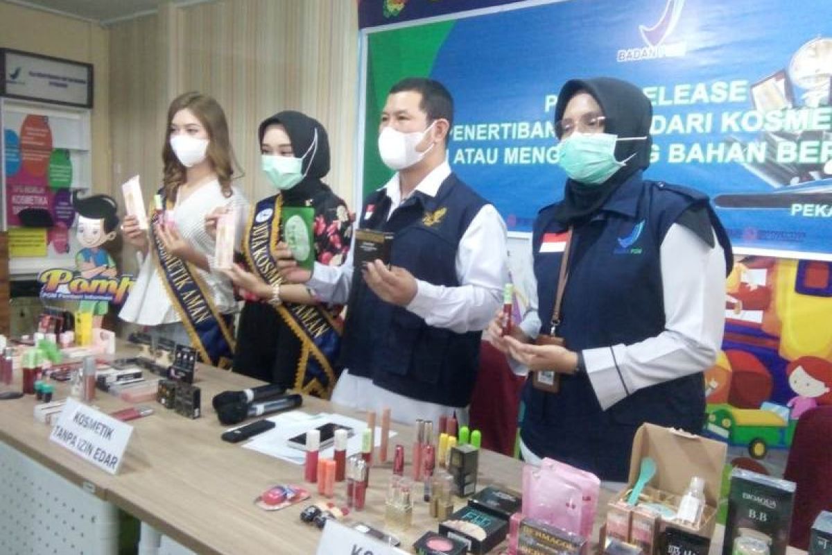 BBPOM di Pekanbaru temukan 1.826 produk kosmetik tidak memenuhi ketentuan