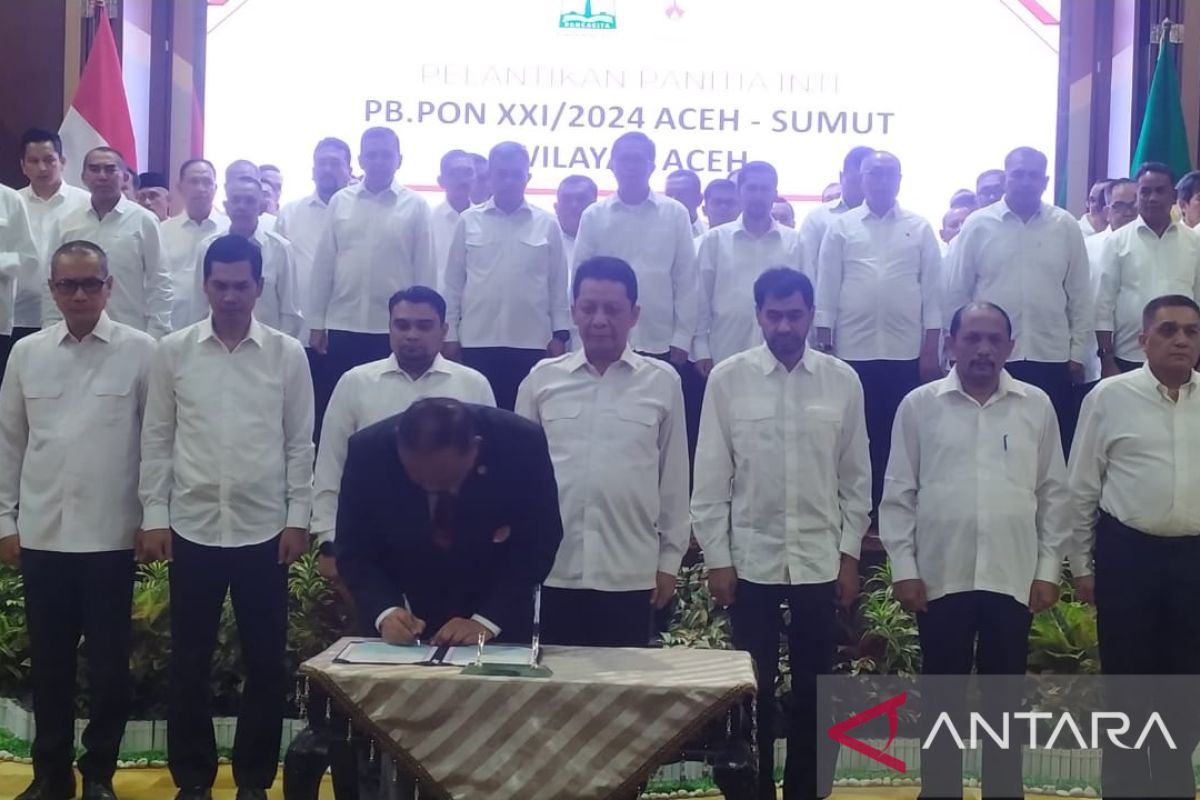 KONI Pusat lantik panitia besar PON 2024 wilayah Aceh