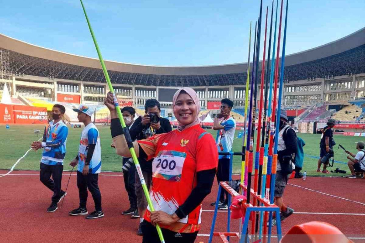 Atlet lempar lembing Kalsel berhasil raih emas di ASEAN Para Games 2022