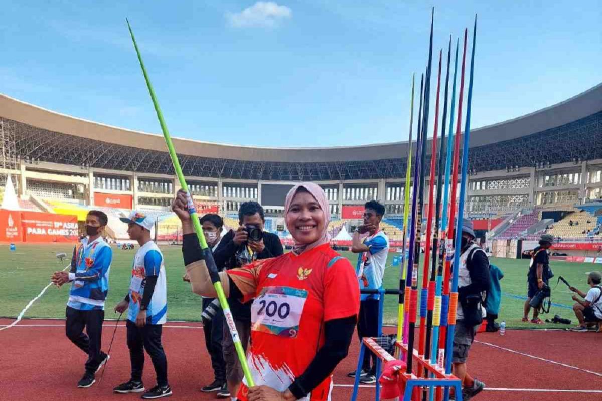 Atlet lempar lembing asal Kalimantan Selatan raih emas di ASEAN Para Games 2022