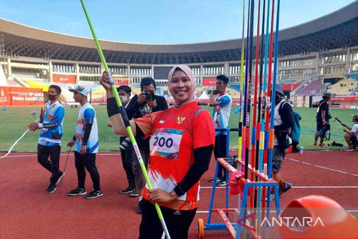 Atlet lempar lembing Kalsel raih emas di ASEAN Para Games 2022
