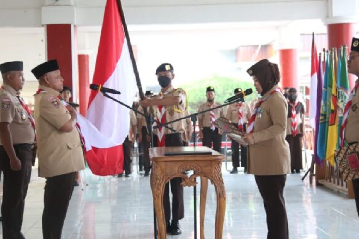 Kwarda Pramuka Lampung lantik pengurus kwarcab Lampung Selatan