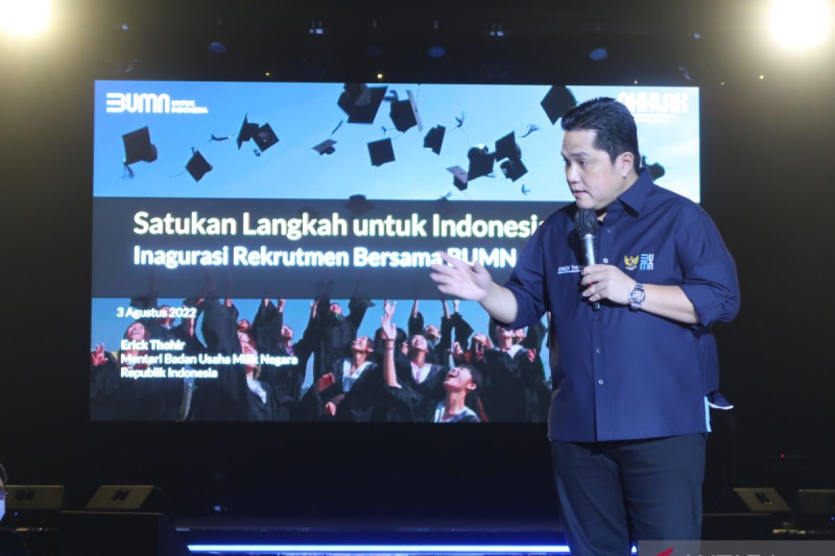 Erick Thohir: Vaksin BUMN hampir rampung