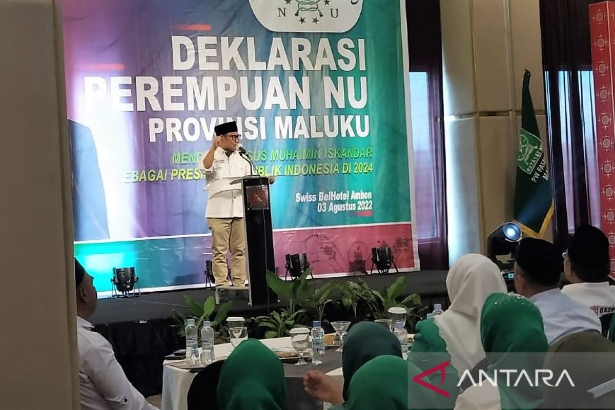 Sejumlah komponen di Maluku dukung Muhaimin maju Capres 2024, begini penjelasannya