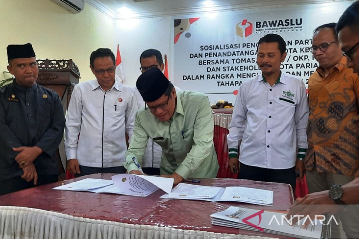 Bawaslu Pariaman gandeng ormas maksimalkan pengawasan partisipatif Pemilu 2024