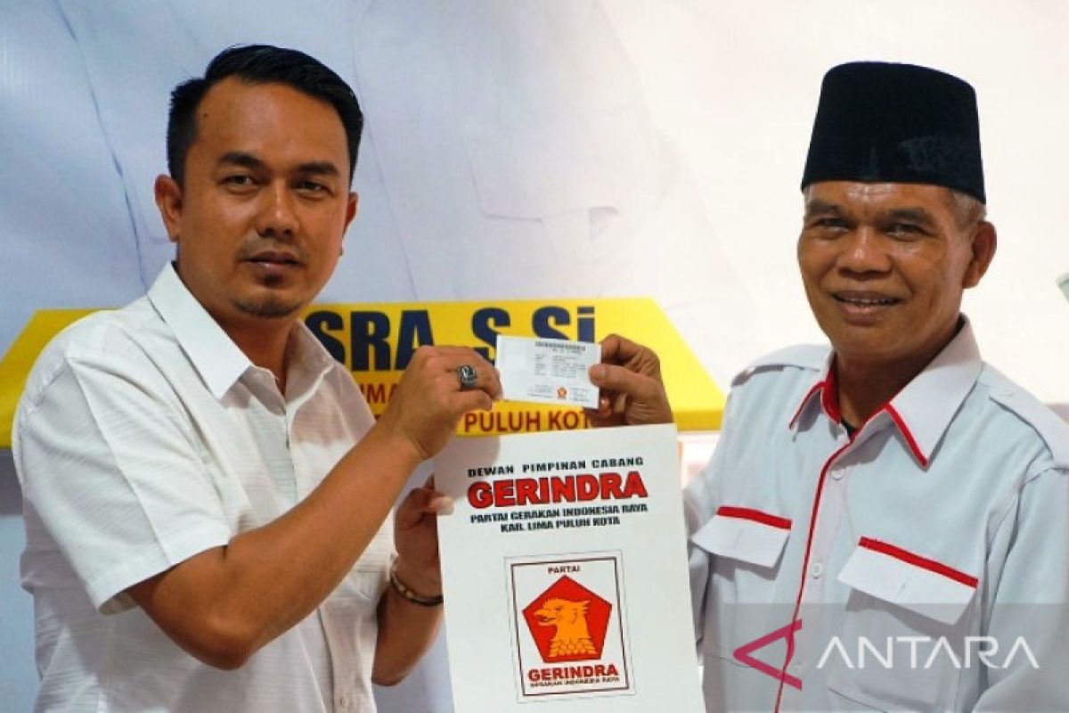 Gerindra Limapuluh Kota targetkan 10 kursi di Pileg 2024