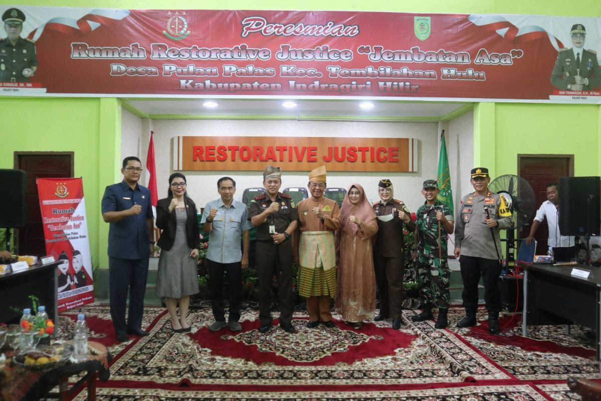Kajati Riau minta masyarakat manfaatkan keberadaan rumah Restorative Justice di Inhil