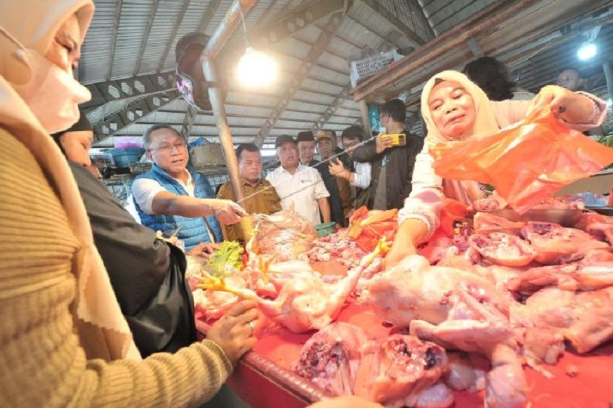 Mendag sidak harga kebutuhan pokok di Jambi