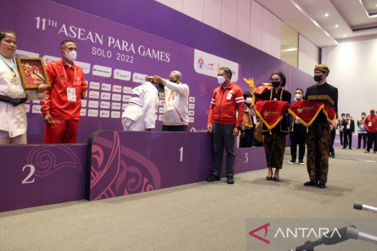 Blind Judo Indonesia tambah empat emas APG 2022