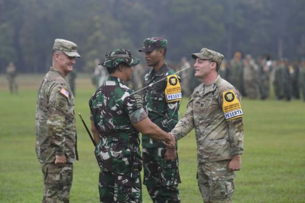 Panglima TNI Buka Latihan Bersama Super Garuda Shiled di Puslatpur Baturaja, Sumsel
