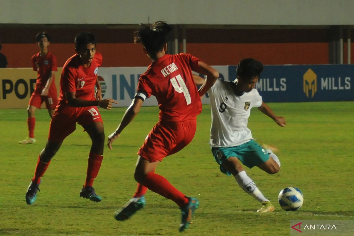 Indonesia unggul atas Vietnam 1-0 di babak pertama final Piala AFF U-16