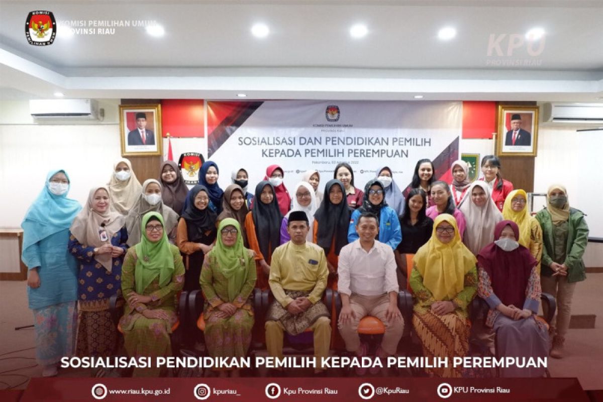 KPU Riau sosialisasikan Pemilu bagi pemilih perempuan