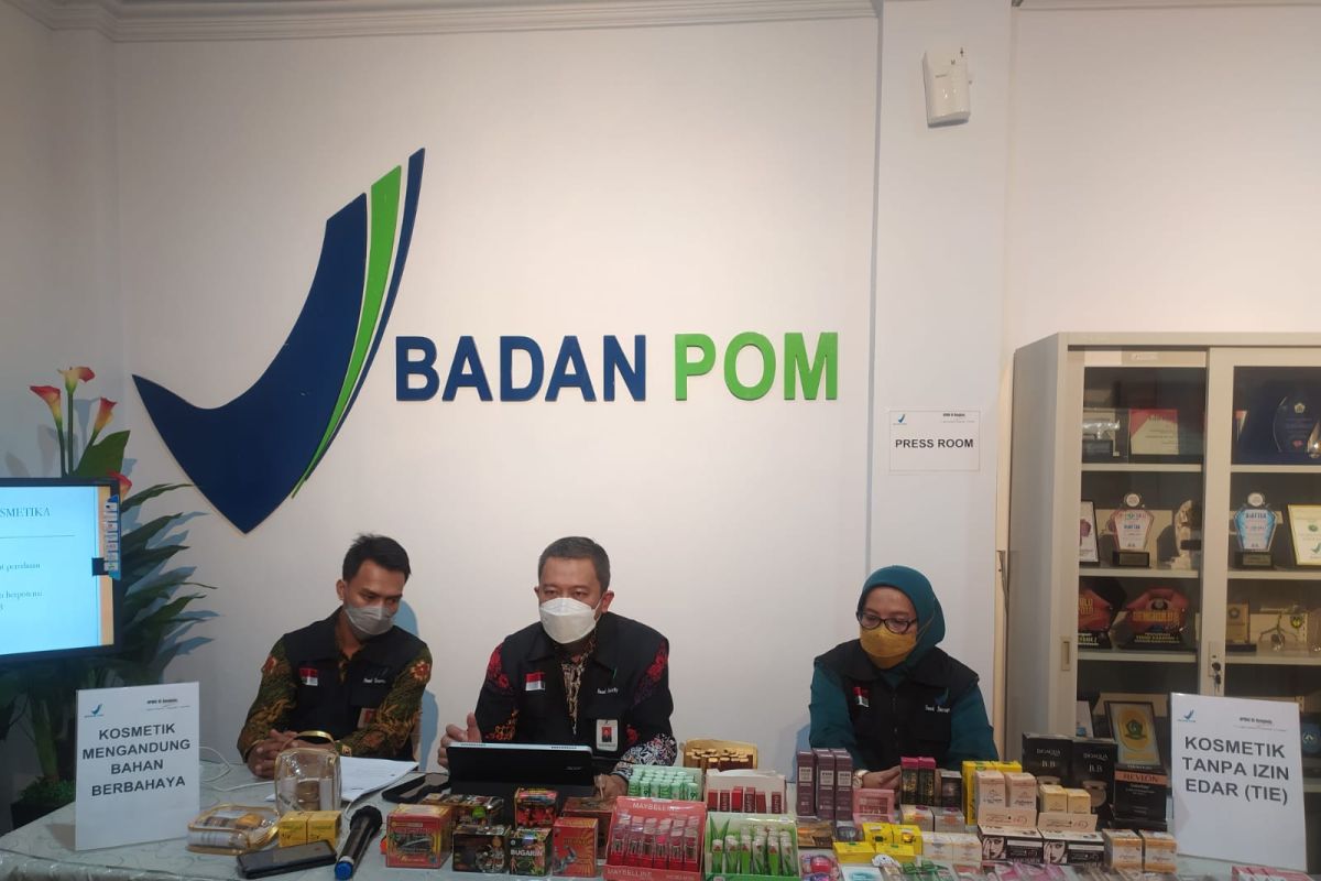 BPOM Bengkulu sita 3.450 kosmetik ilegal