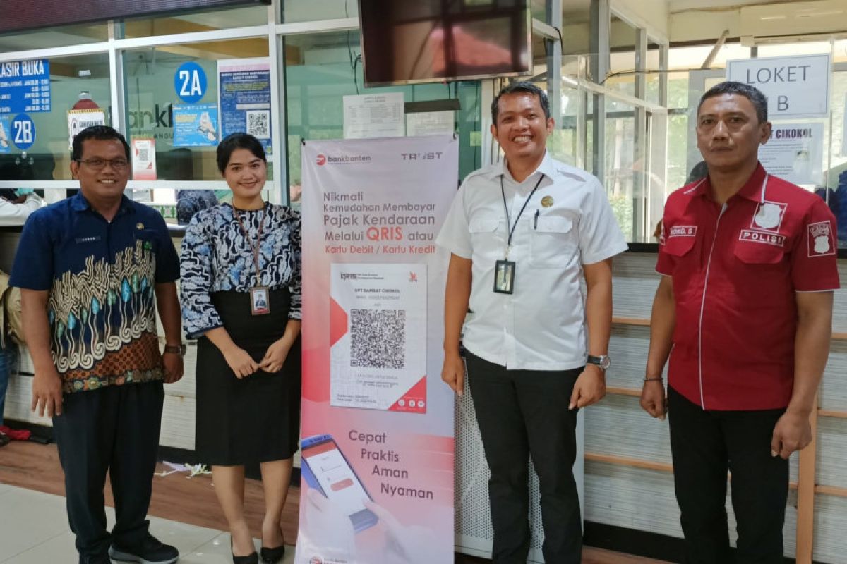 Transaksi di SAMSAT Banten dengan QRIS Cukup Scan Barcode, Mudah, Cepat dan Aman
