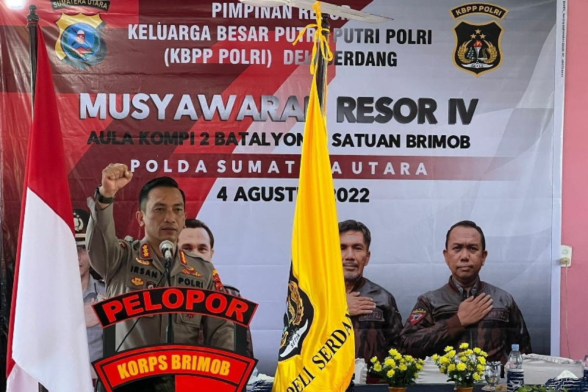 Kapolresta Deliserdang: Organisasi KBPP Polri diharapkan berwibawa di tengah masyarakat