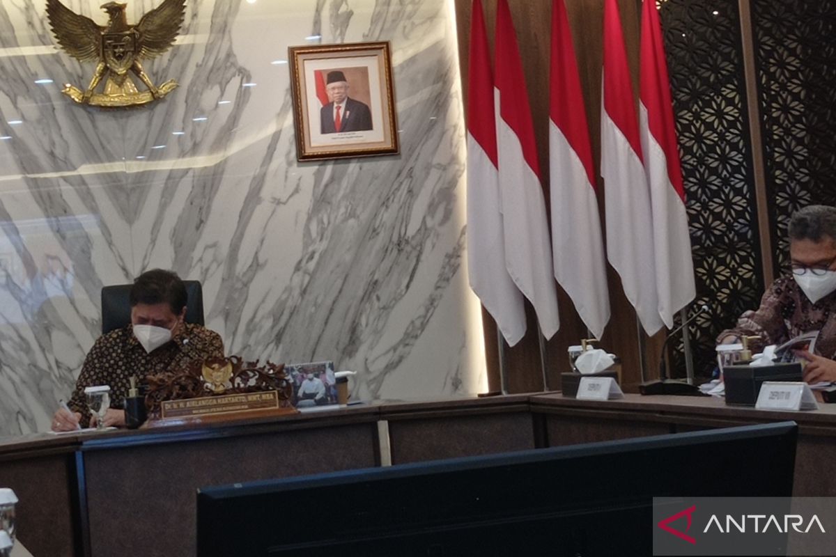 Menko Airlangga optimis ekonomi tumbuh 5,2 persen sepanjang 2022