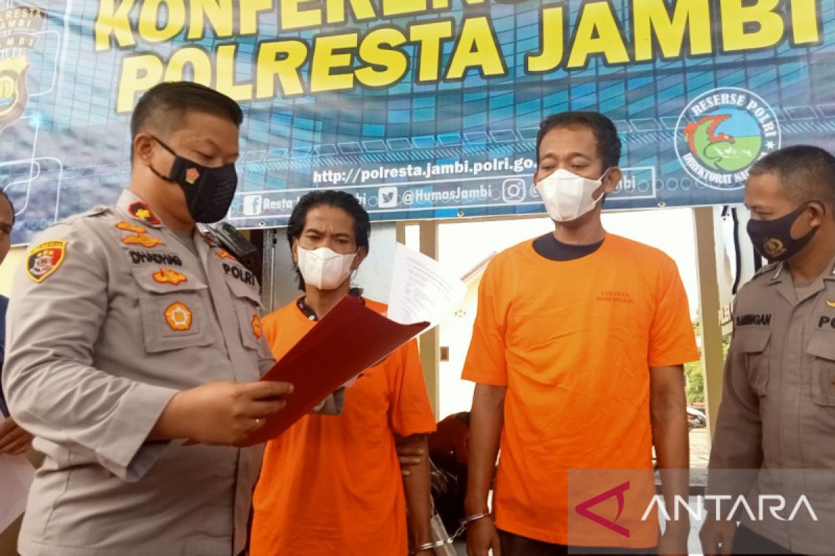 Polisi tangkap sindikat pencuri kabel Telkom di Jambi