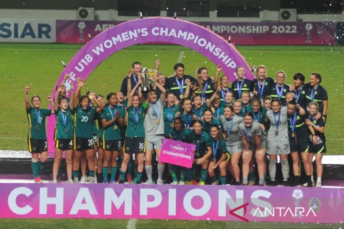 Australia raih juara AFF U-18 Putri 2022 usai tumbangkan Vietnam 2-0