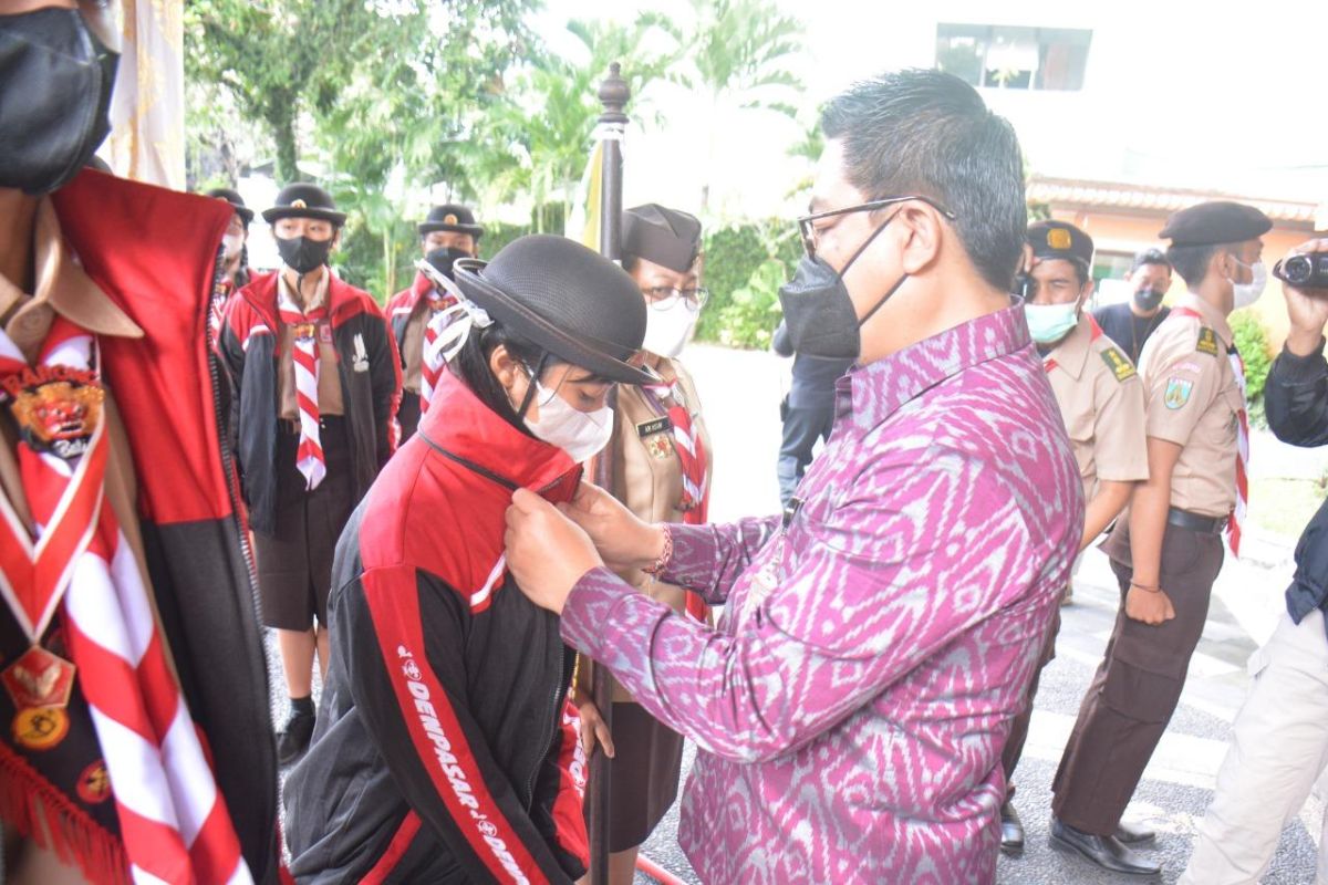 Wawali Denpasar lepas peserta Jambore Nasional 2022