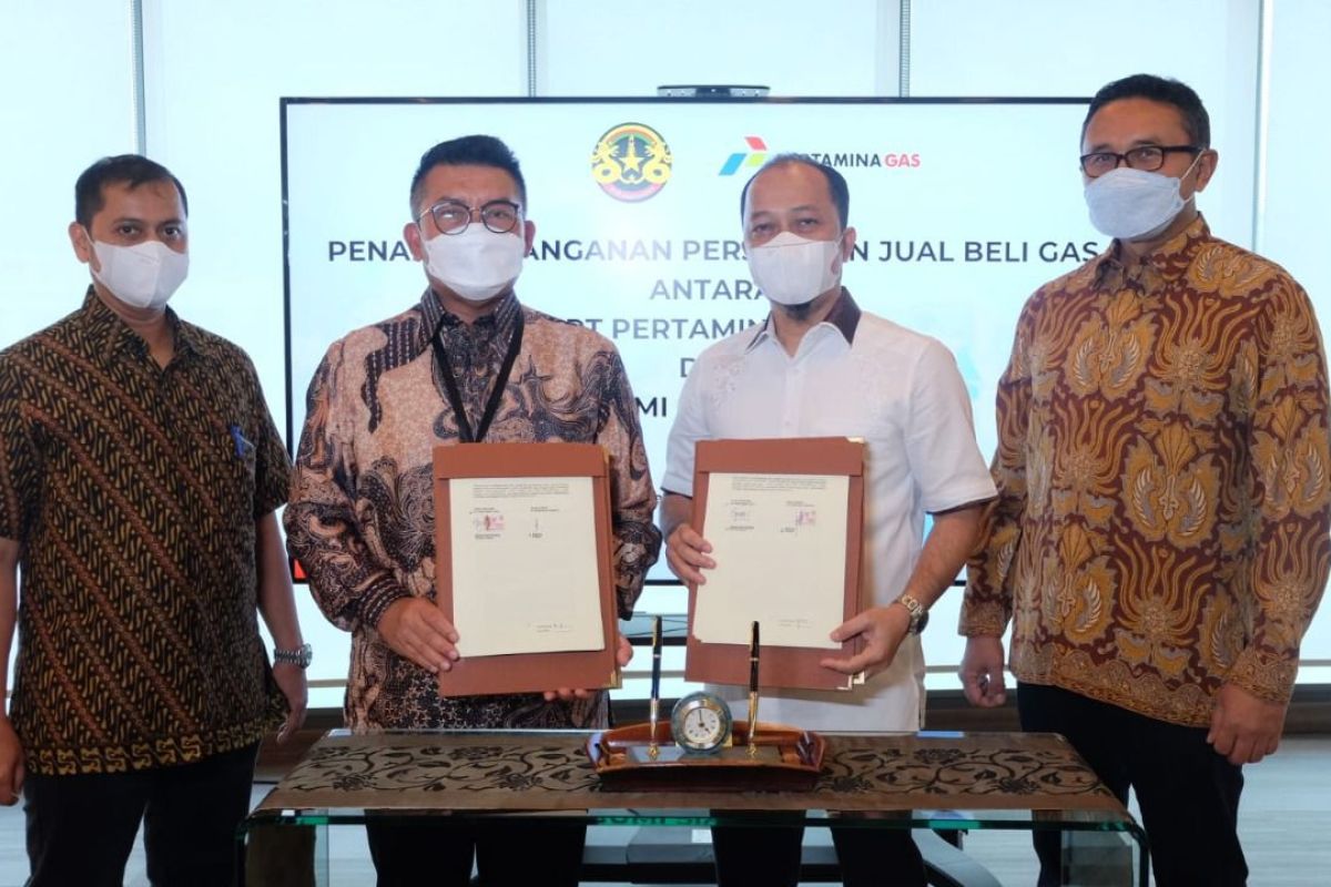 Pertagas teken perjanjian jual beli gas bumi dengan BUMD Riau