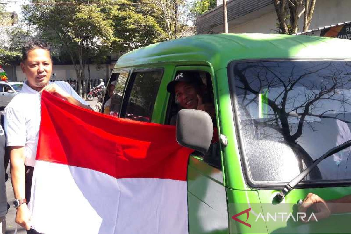 Gerakan 10 juta Bendera Merah Putih  dimulai di Temanggung