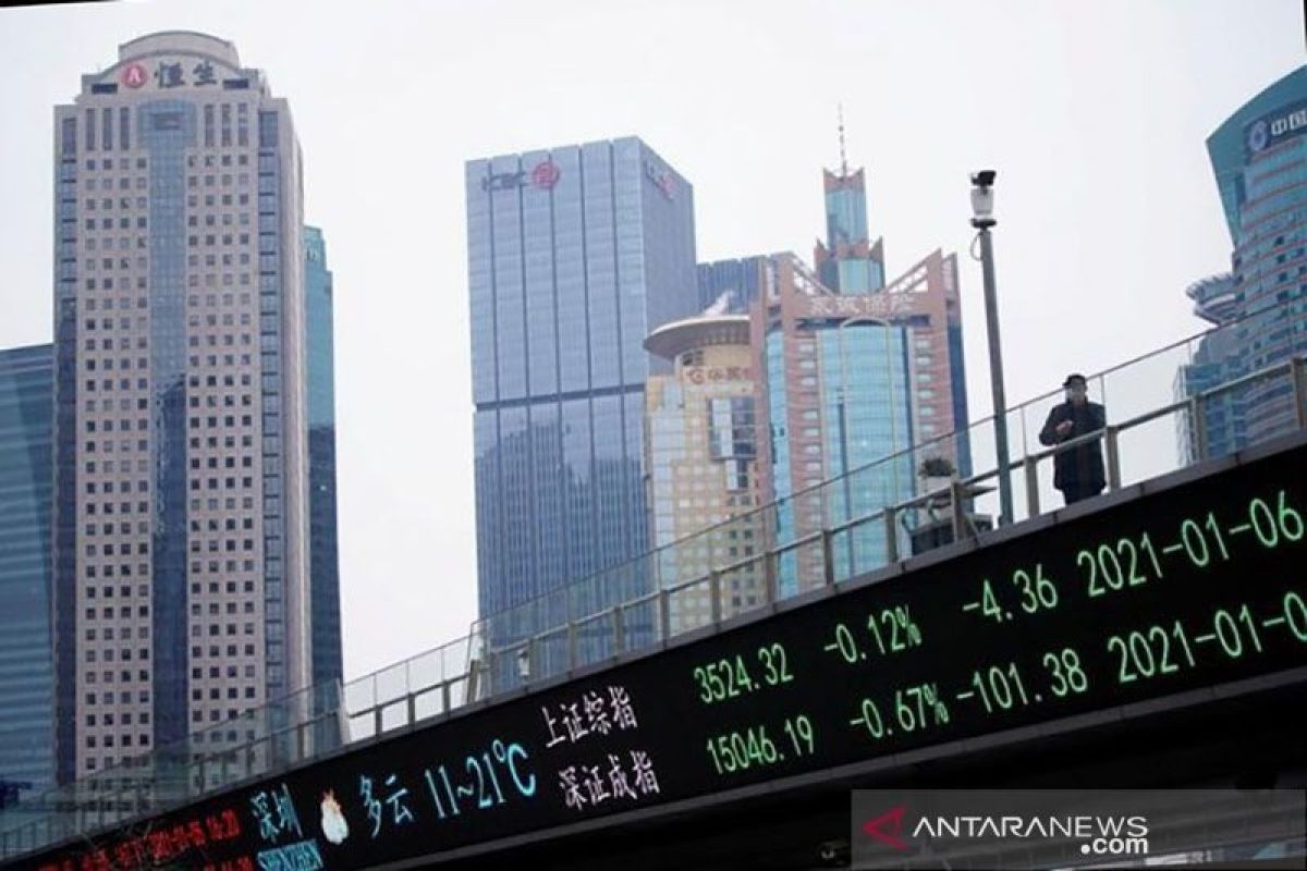 Saham China ditutup bervariasi, indeks Shanghai terkerek 0,03 persen