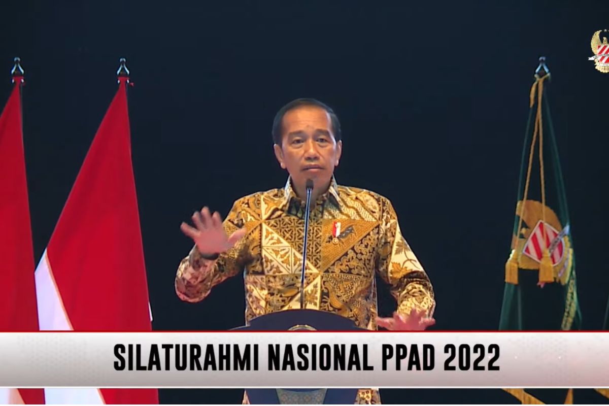 Presiden Jokowi: Nilai uang pensiunan TNI masih kurang tapi tak janji menaikkan