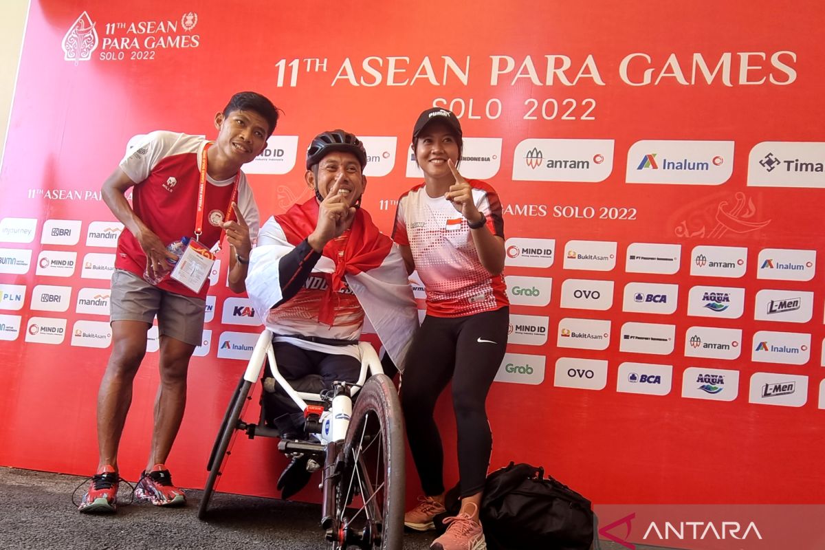 Sapto Yogo penuhi janji rebut empat emas ASEAN Para Games Solo