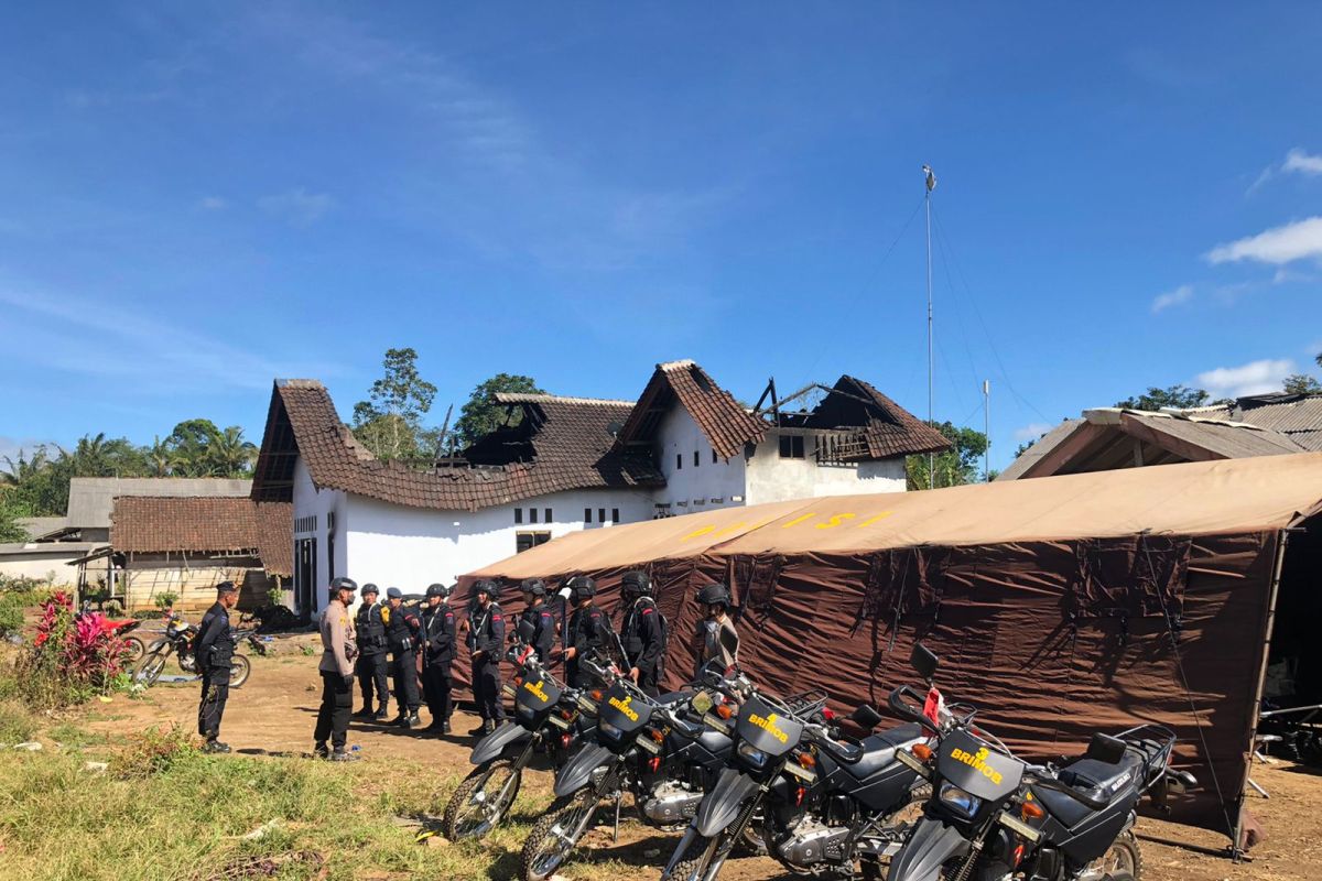 Redam aksi teror di Jember, Polda Jatim terjunkan puluhan personel Brimob