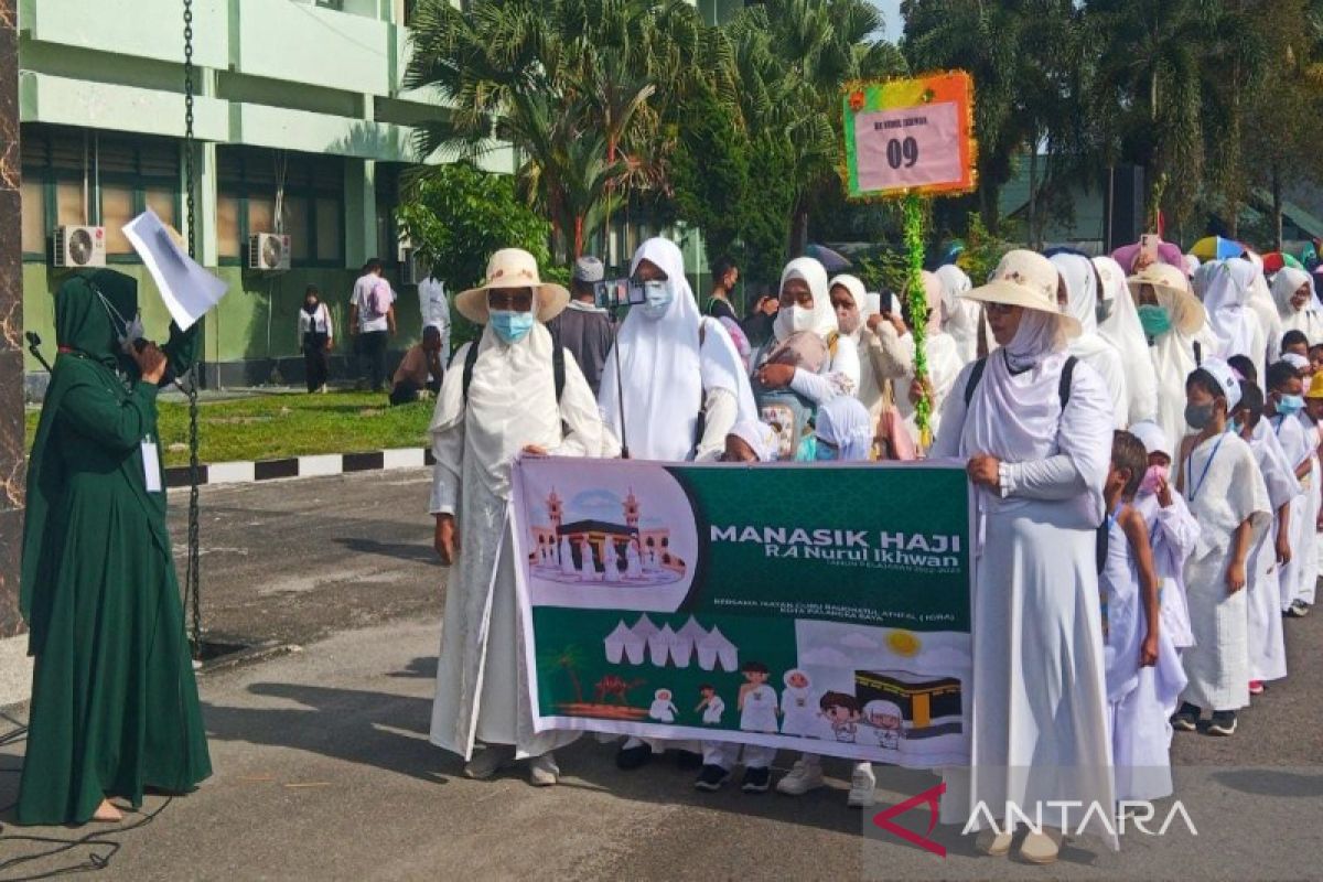 36 RA se-Palangka Raya ikuti manasik haji