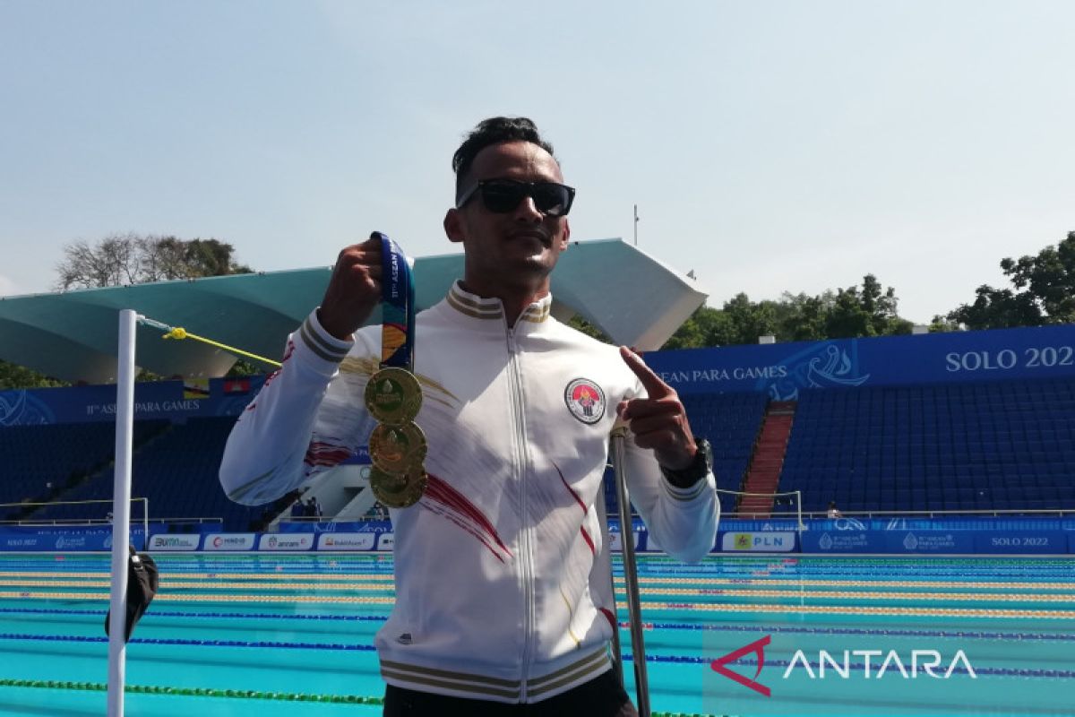 Rino Saputra, debutan para-renang dengan potensi gemilang