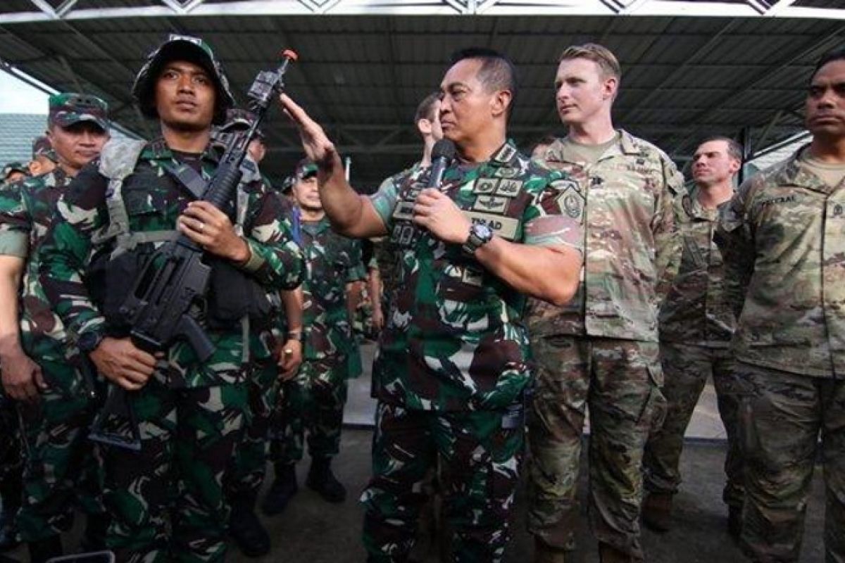 Militer Indonesia dan AS pakai senjata canggih di latihan bersama