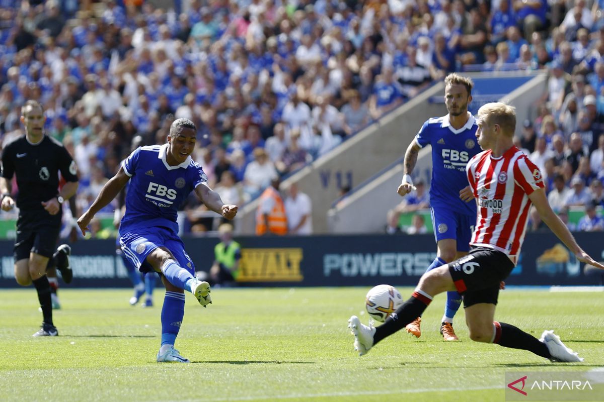 Sempat unggul dua gol, Leicester City ditahan imbang Brenford