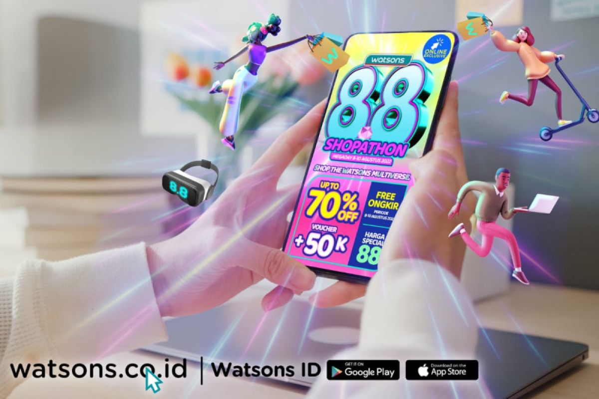 Watsons Shopping Marathon digelar hingga 10 Agustus