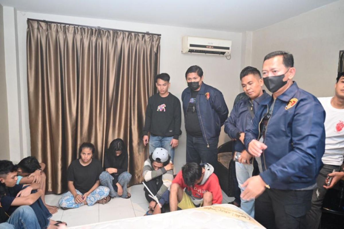 Aparat amankan pelaku perdagangan orang dan pengedar narkoba di hotel Pekanbaru, ini tempatnya