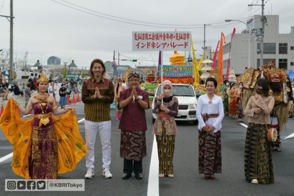 Dubes RI ikut Parade Budaya Indonesia di festival pelabuhan di Jepang