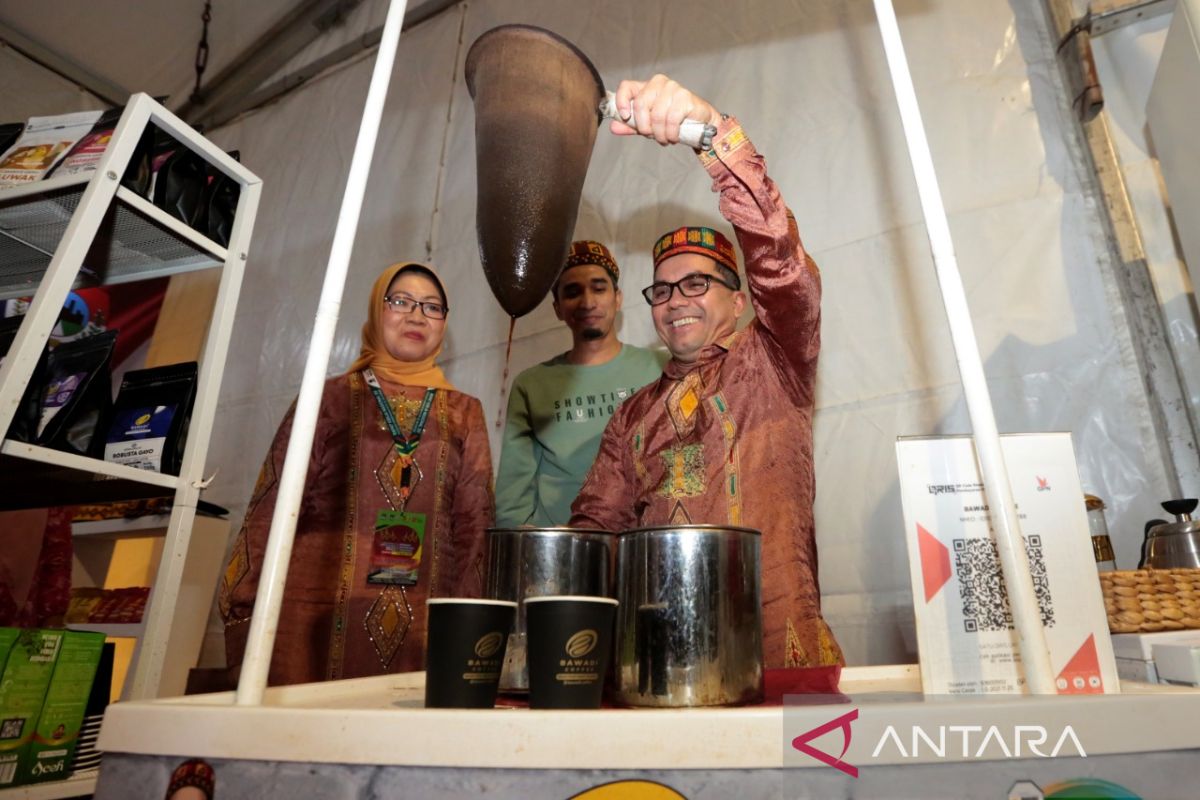 Kopi sareng olahan UMKM Banda Aceh tampil di Indonesia City Expo Apeksi