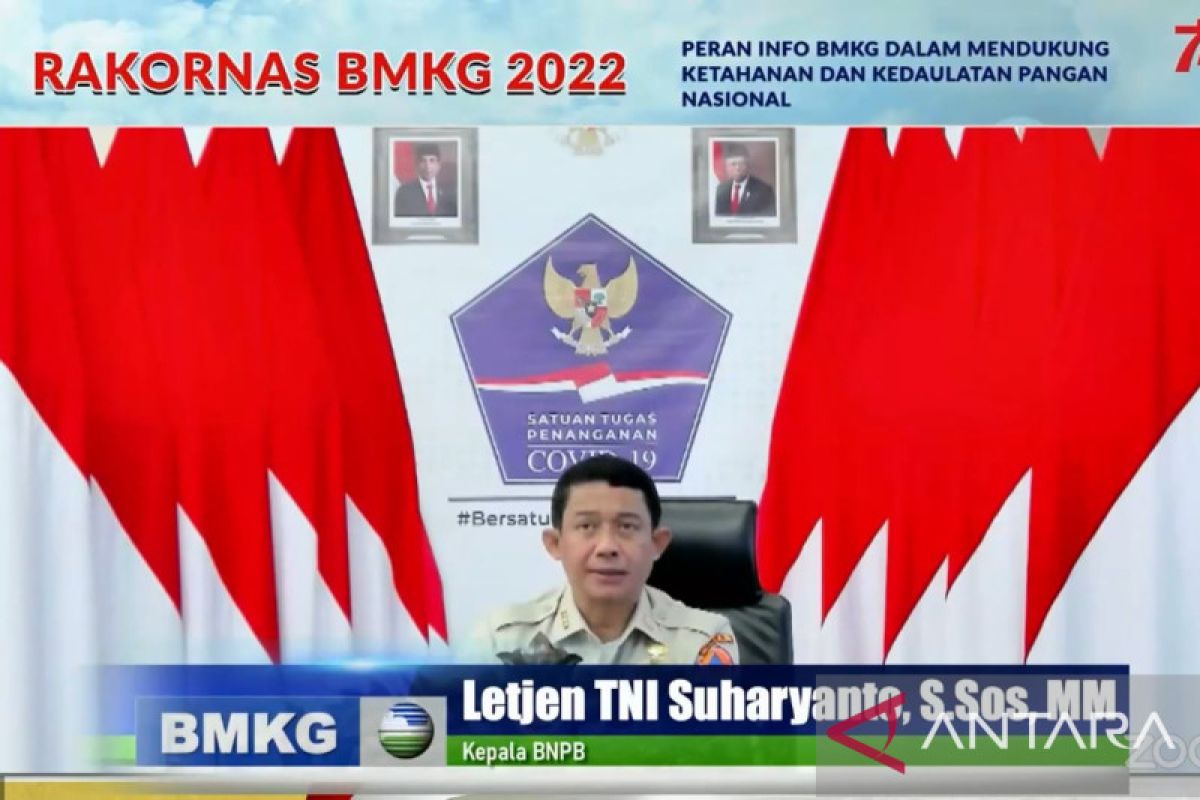 BNPB apresiasi BMKG dalam informasi peringatan dini