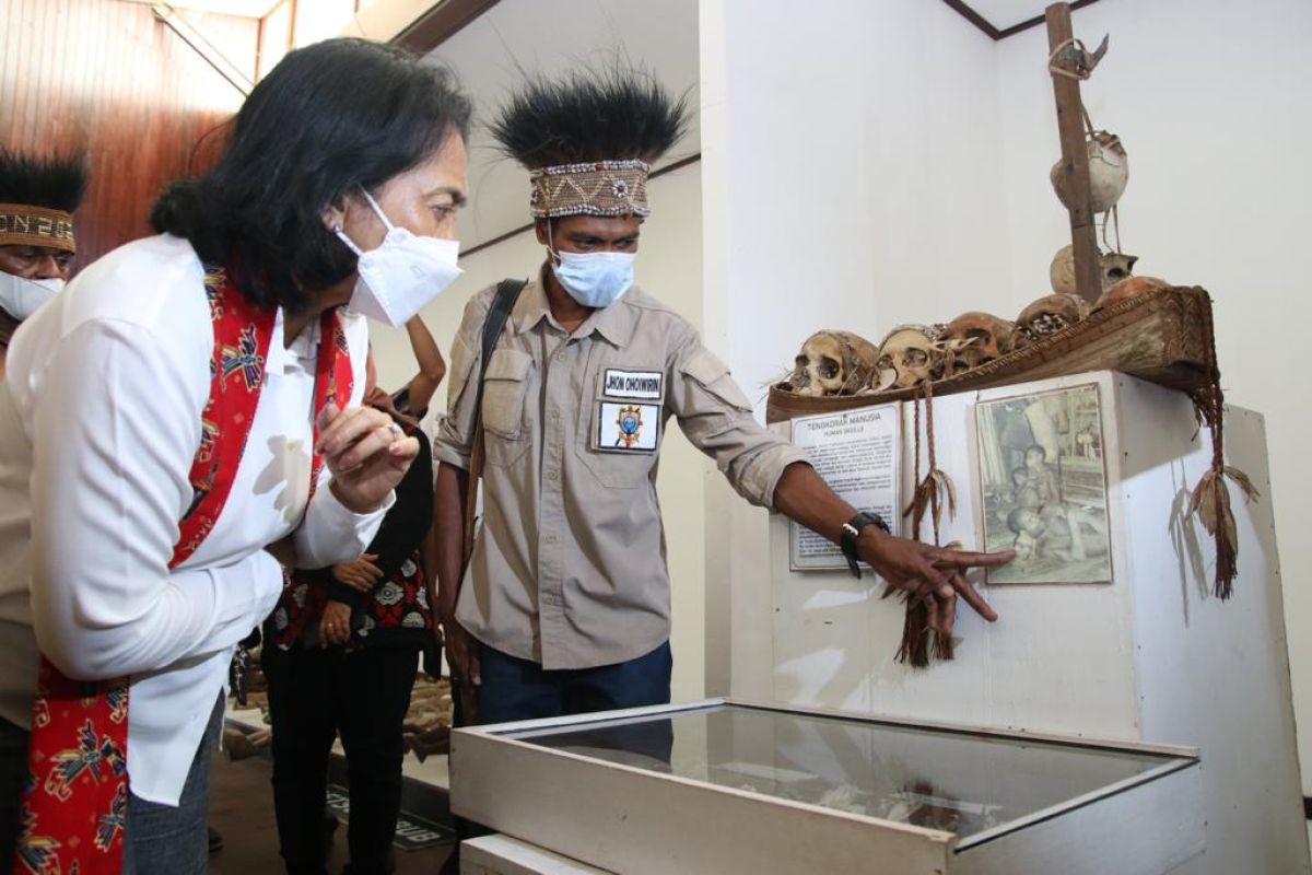 Menteri PPPA apresiasi museum Asmat