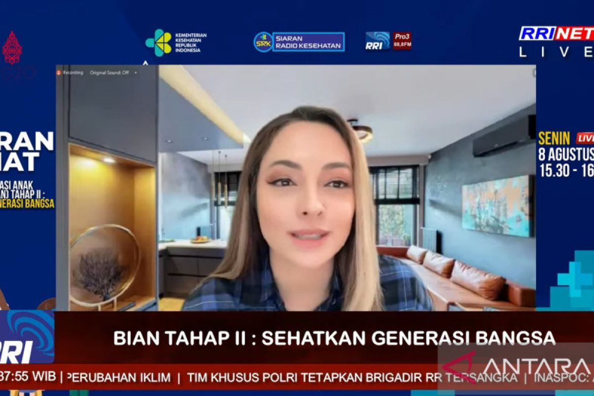 Reisa: Imunisasi cegah penyakit berulang penyebab kekerdilan anak