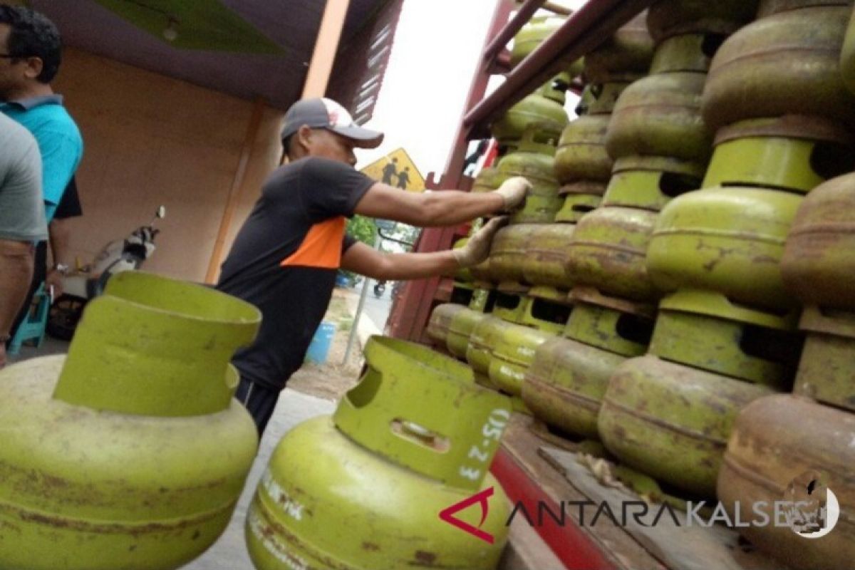 Harga elpiji 3 kg di Paminggir capai Rp35 ribu per tabung