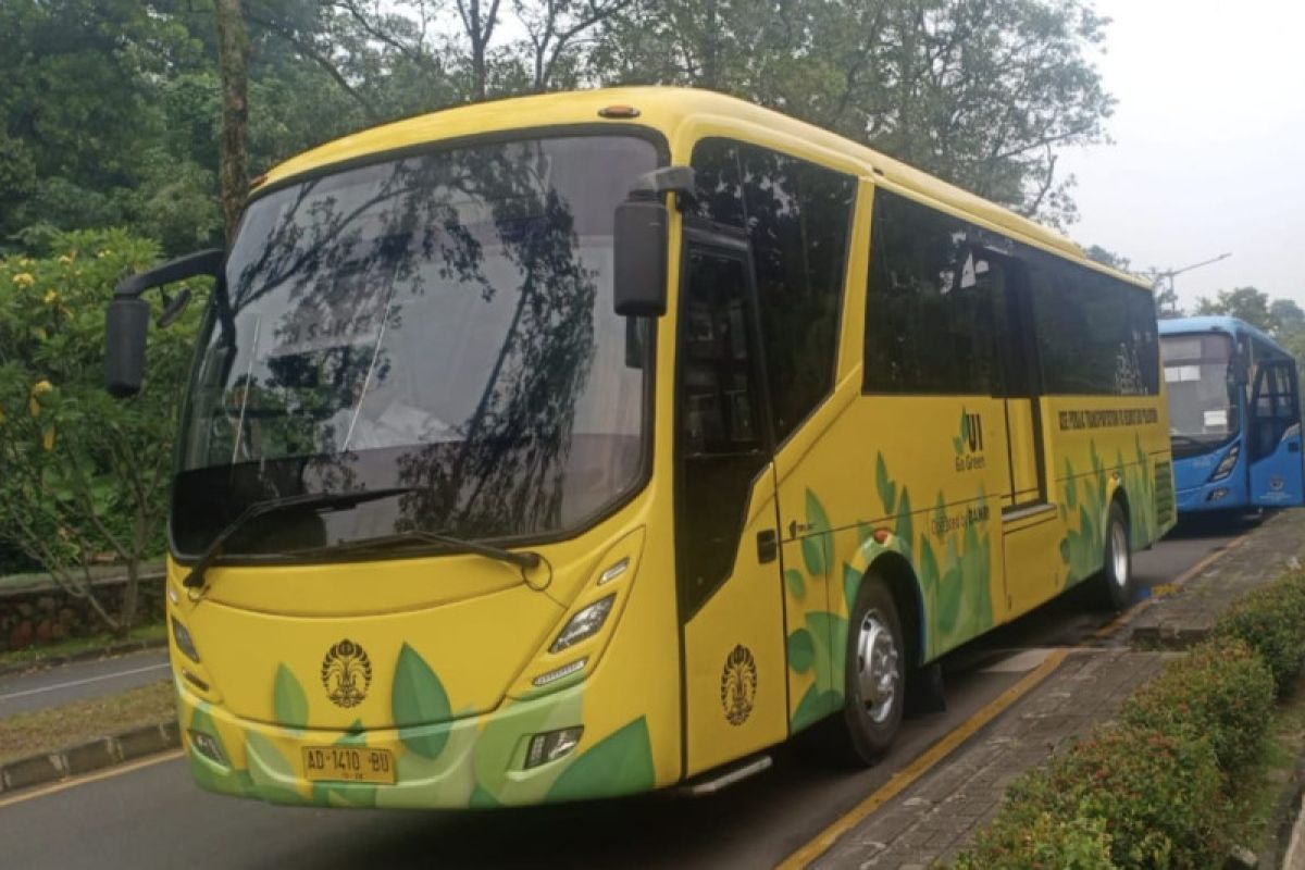 Damri operasikan Bus Kuning di lingkungan kampus  Universitas Indonesia
