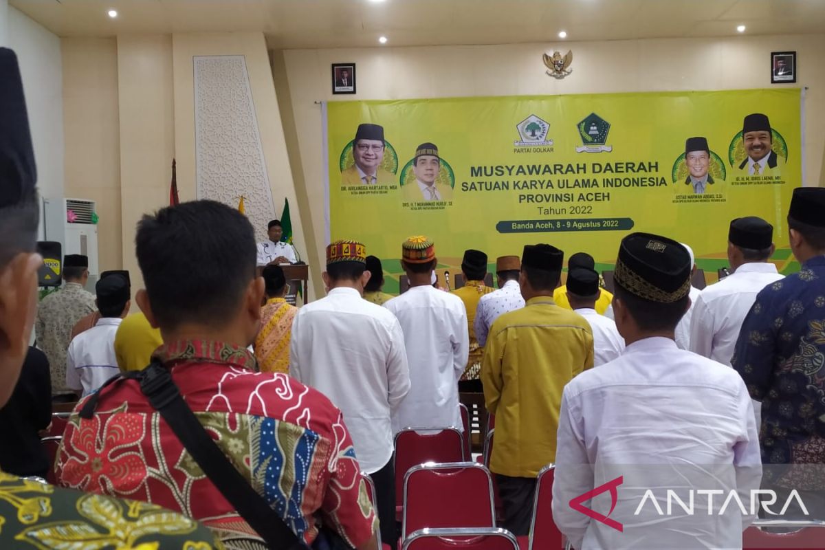Partai Golkar aktifkan satuan karya ulama Aceh